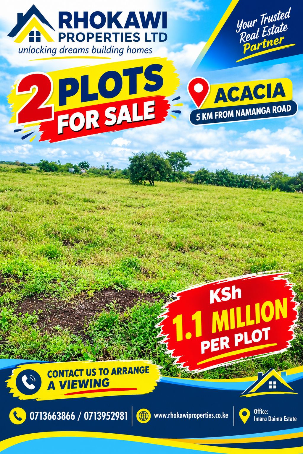 Plots for sale in Acacia, 5 km from Namanga Road, Kajiado, photo 2